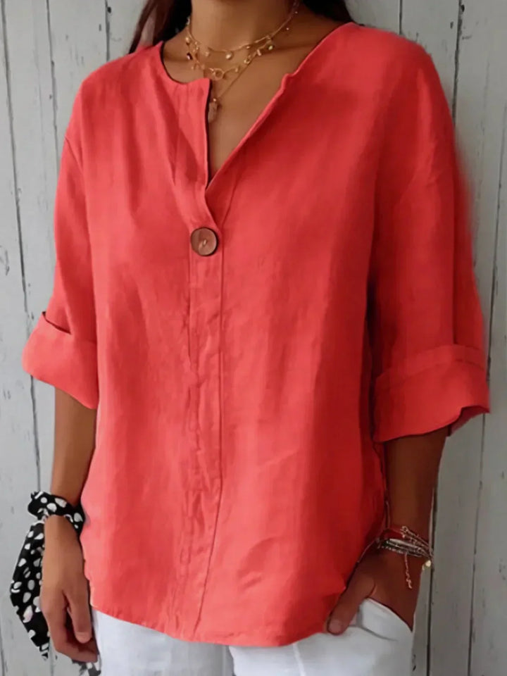 Gloria V-neck Blouse