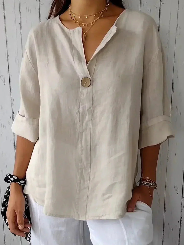 Gloria V-neck Blouse