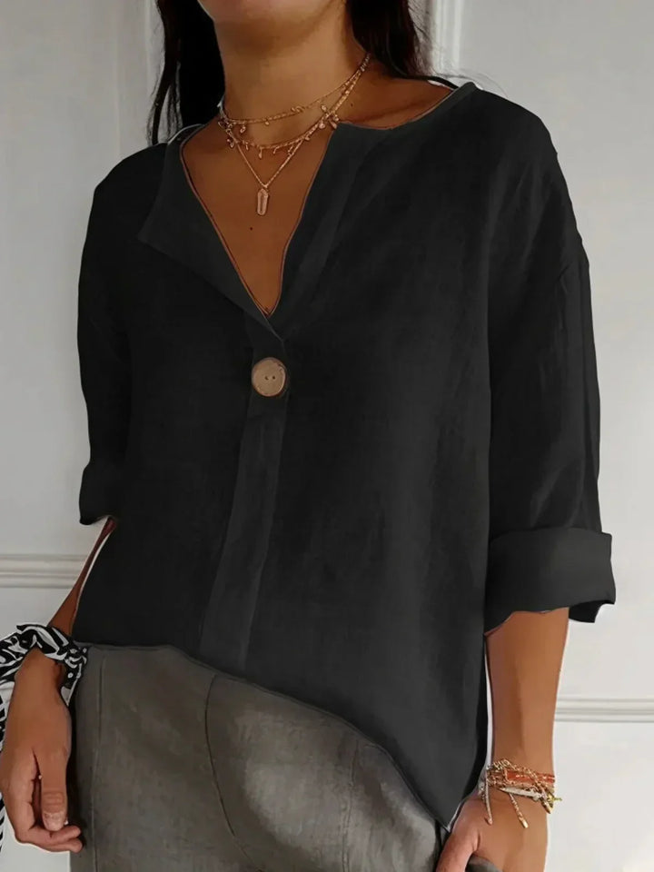 Gloria V-neck Blouse