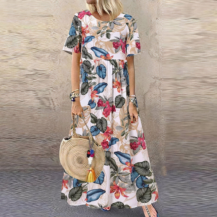 Masie Comfortable Floral Dress