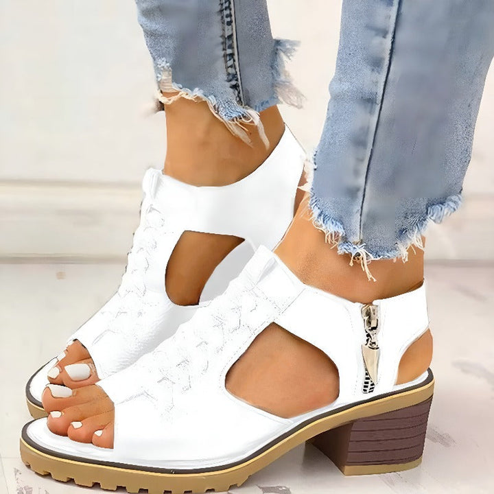 Odelia Leather Sandals