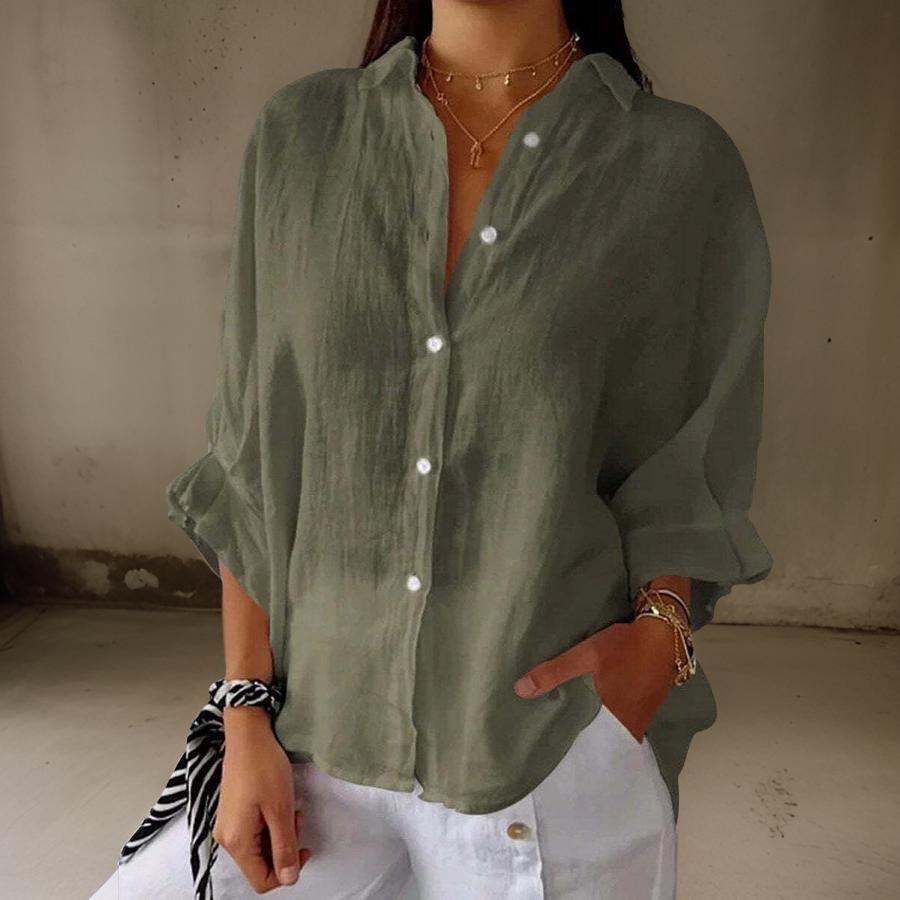 May Elegant Polo Blouse