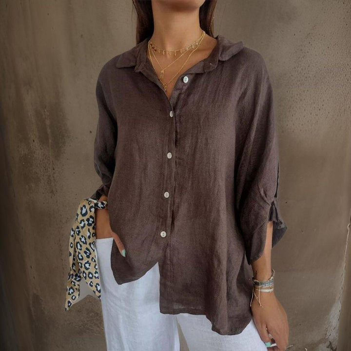 May Elegant Polo Blouse