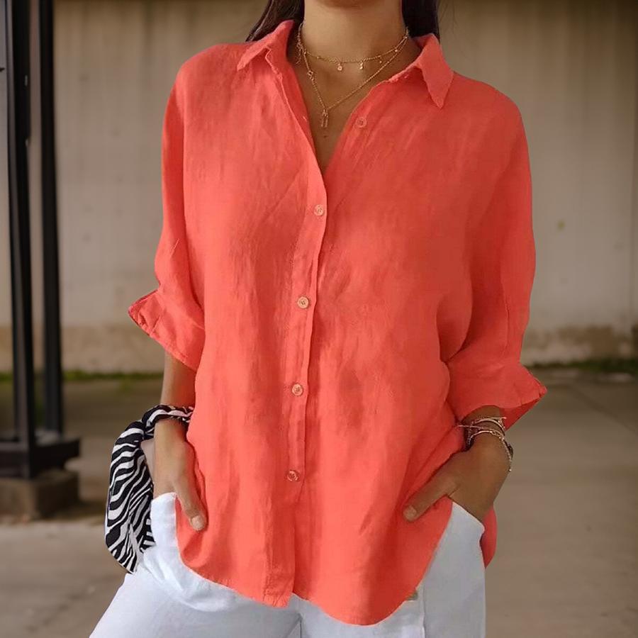 May Elegant Polo Blouse