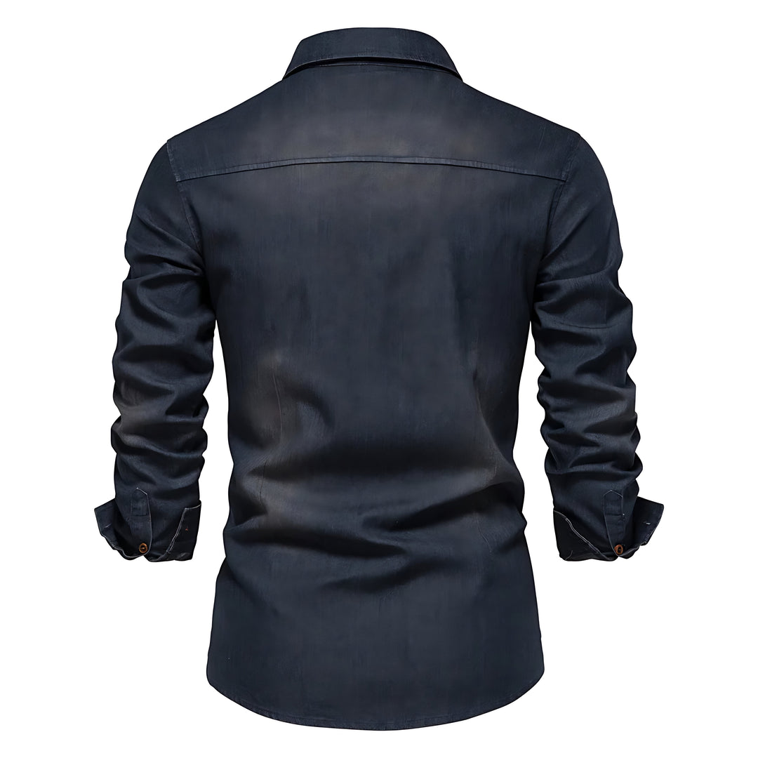 Richard™ | Men's Cotton Denim Shirt